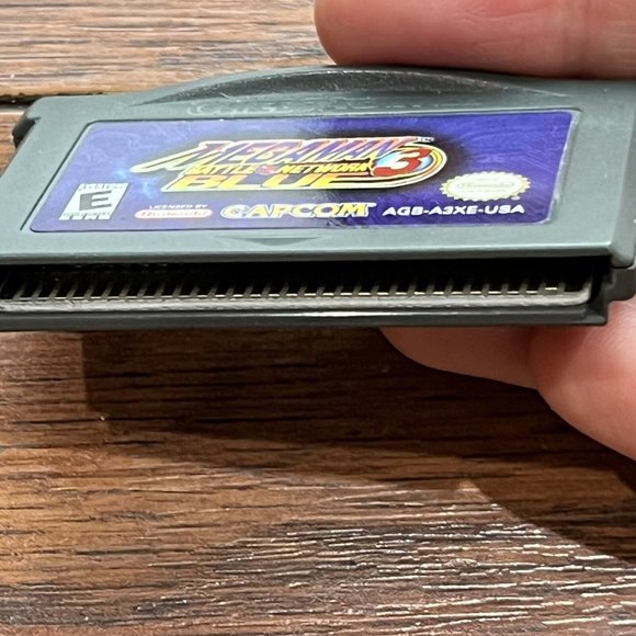 Vintage 2001 Gameboy Advance GBA Mega Man Battle Network 3 Blue Game Manual Case - Picture 7 of 12